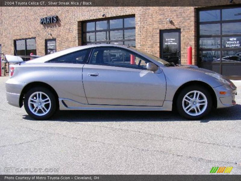 Silver Streak Mica / Black 2004 Toyota Celica GT