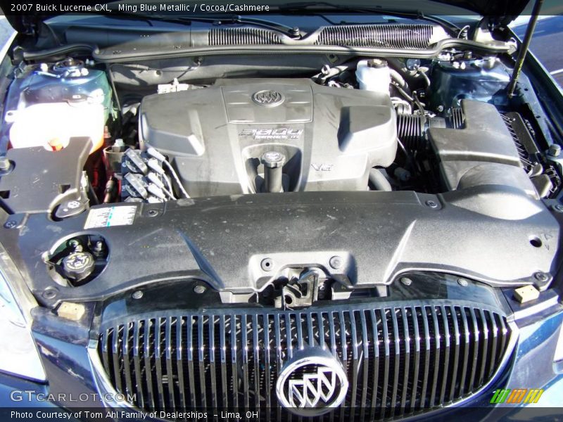 Ming Blue Metallic / Cocoa/Cashmere 2007 Buick Lucerne CXL