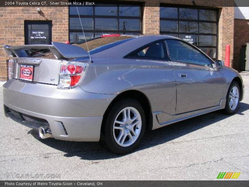 Silver Streak Mica / Black 2004 Toyota Celica GT