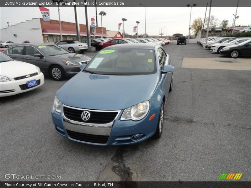 Eismeer Blue Metallic / Cornsilk Beige 2008 Volkswagen Eos Lux