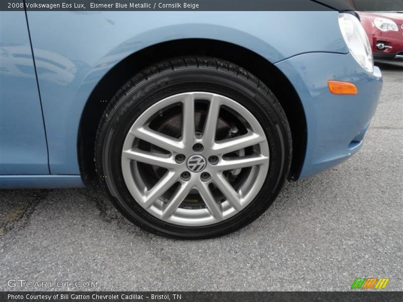 Eismeer Blue Metallic / Cornsilk Beige 2008 Volkswagen Eos Lux