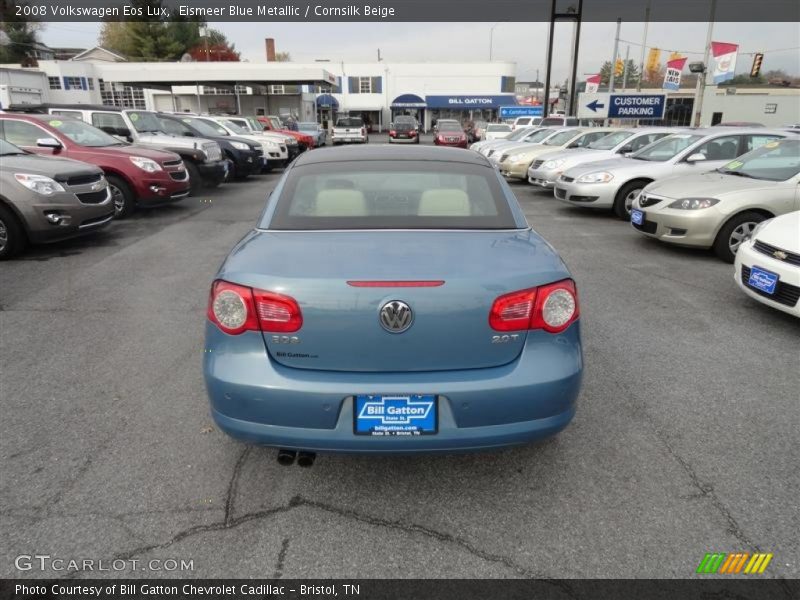 Eismeer Blue Metallic / Cornsilk Beige 2008 Volkswagen Eos Lux
