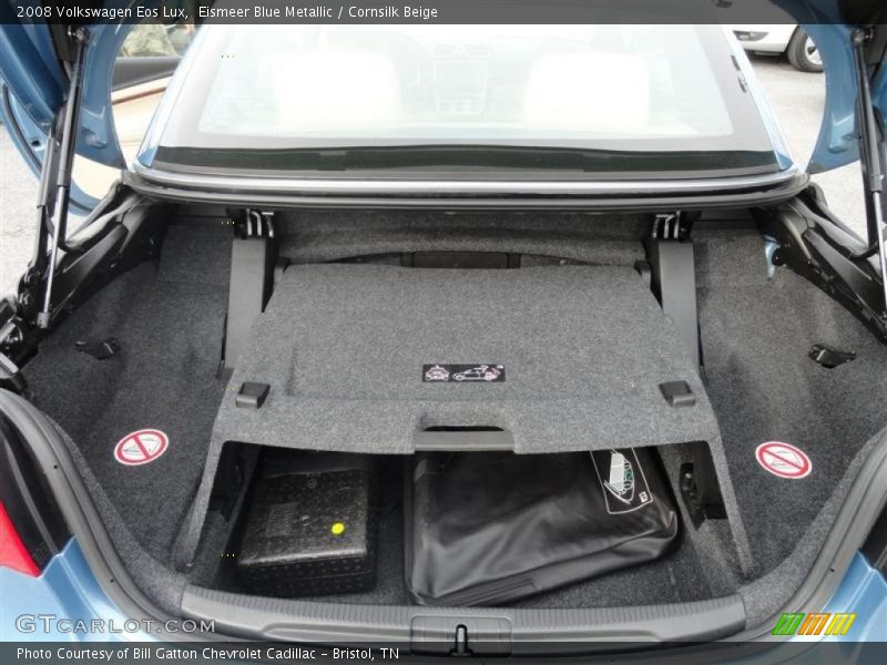 Eismeer Blue Metallic / Cornsilk Beige 2008 Volkswagen Eos Lux