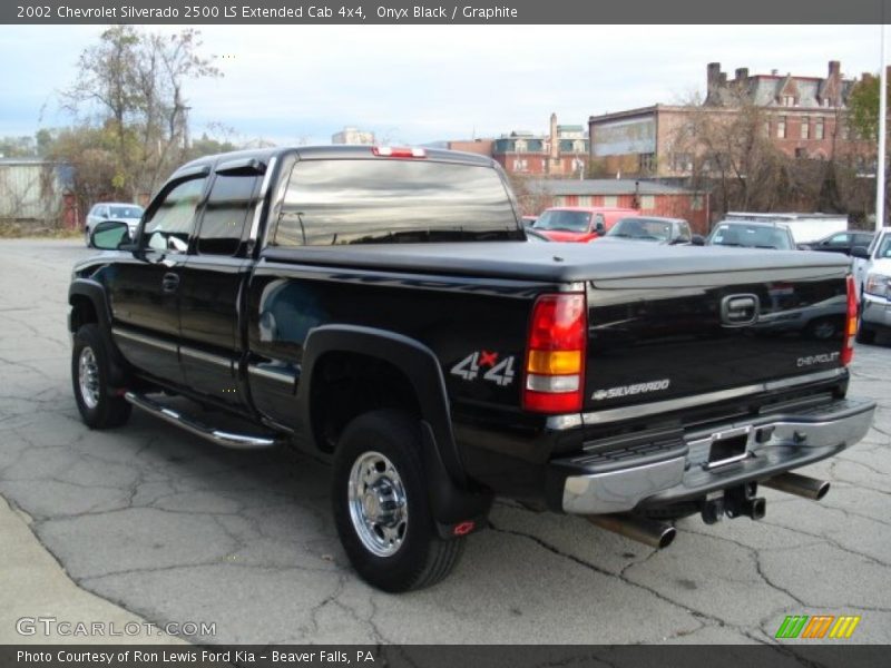 Onyx Black / Graphite 2002 Chevrolet Silverado 2500 LS Extended Cab 4x4