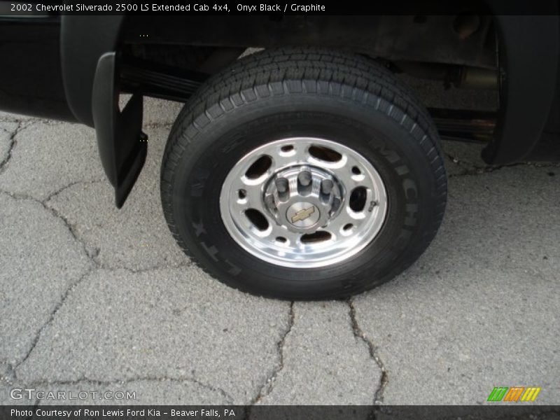 Onyx Black / Graphite 2002 Chevrolet Silverado 2500 LS Extended Cab 4x4