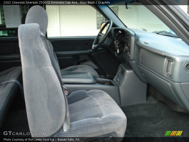 Onyx Black / Graphite 2002 Chevrolet Silverado 2500 LS Extended Cab 4x4