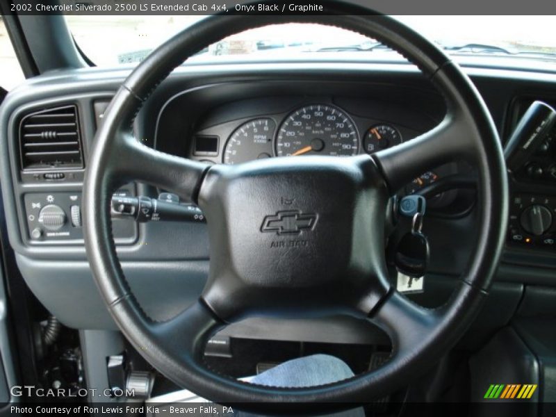 Onyx Black / Graphite 2002 Chevrolet Silverado 2500 LS Extended Cab 4x4