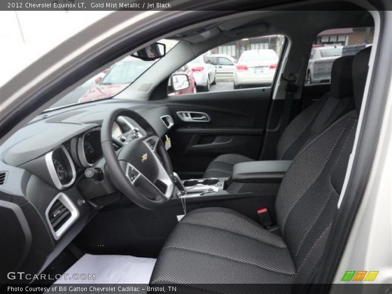Gold Mist Metallic / Jet Black 2012 Chevrolet Equinox LT