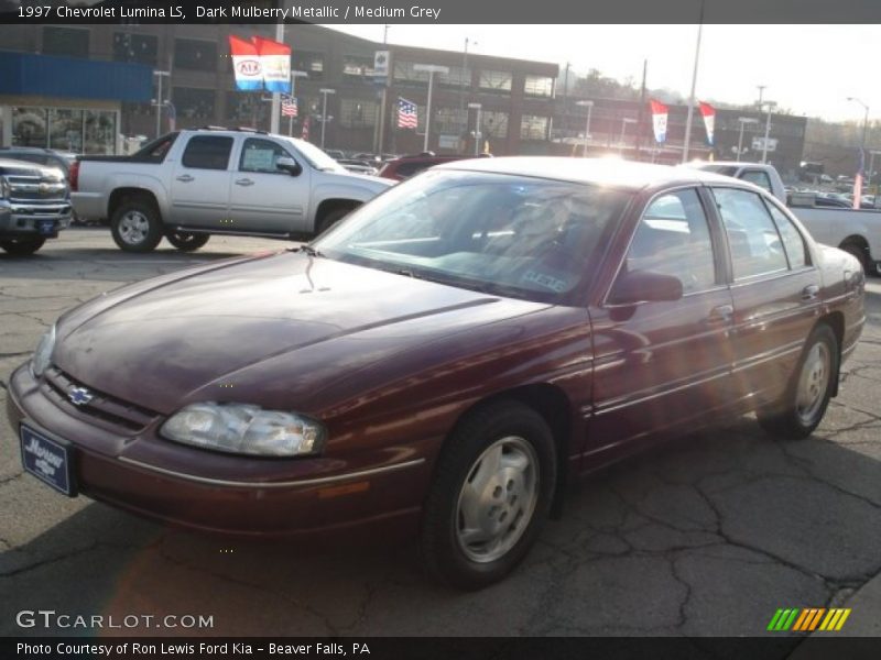 Dark Mulberry Metallic / Medium Grey 1997 Chevrolet Lumina LS