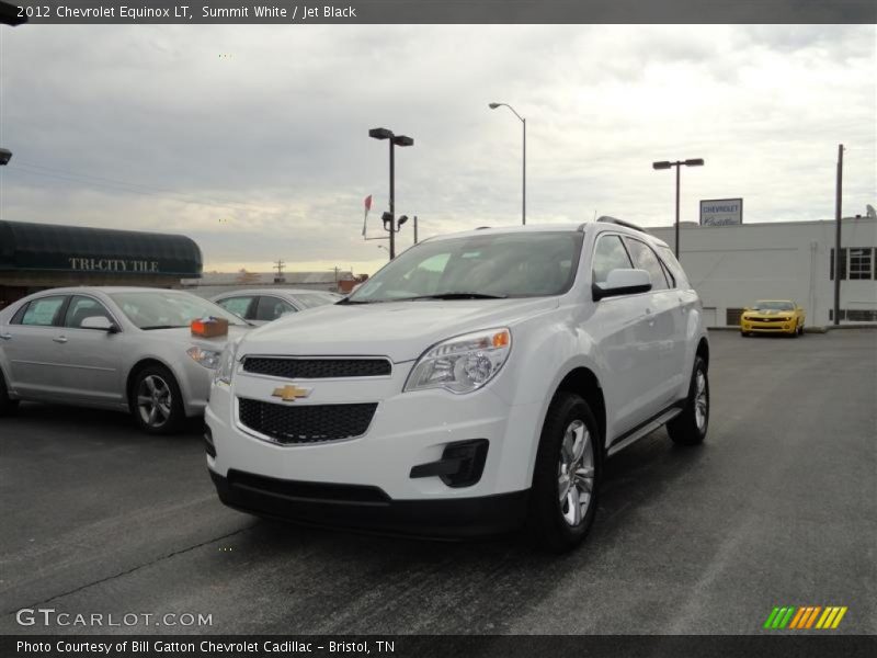 Summit White / Jet Black 2012 Chevrolet Equinox LT