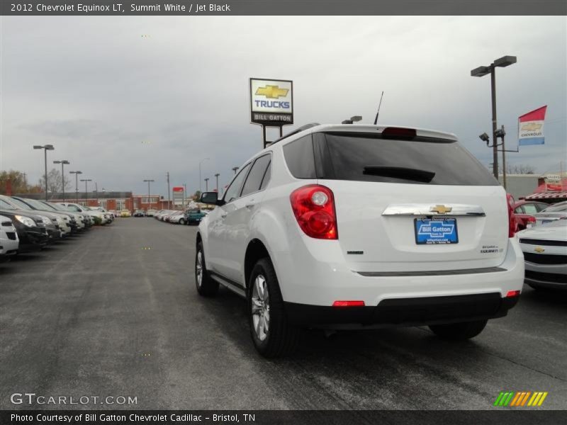 Summit White / Jet Black 2012 Chevrolet Equinox LT