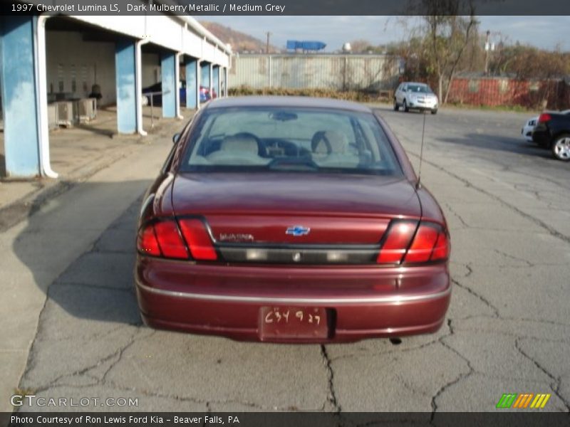 Dark Mulberry Metallic / Medium Grey 1997 Chevrolet Lumina LS
