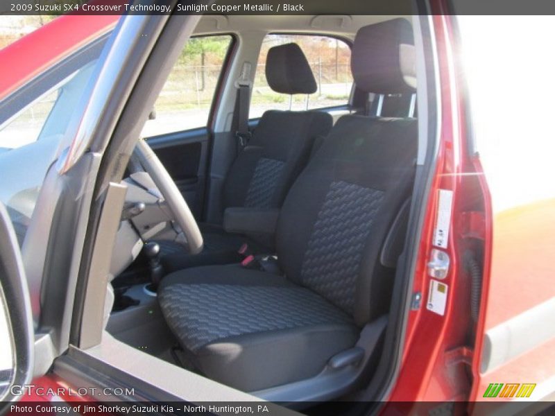 Sunlight Copper Metallic / Black 2009 Suzuki SX4 Crossover Technology
