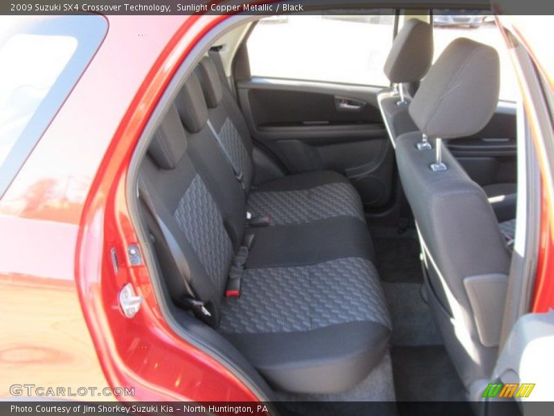 Sunlight Copper Metallic / Black 2009 Suzuki SX4 Crossover Technology