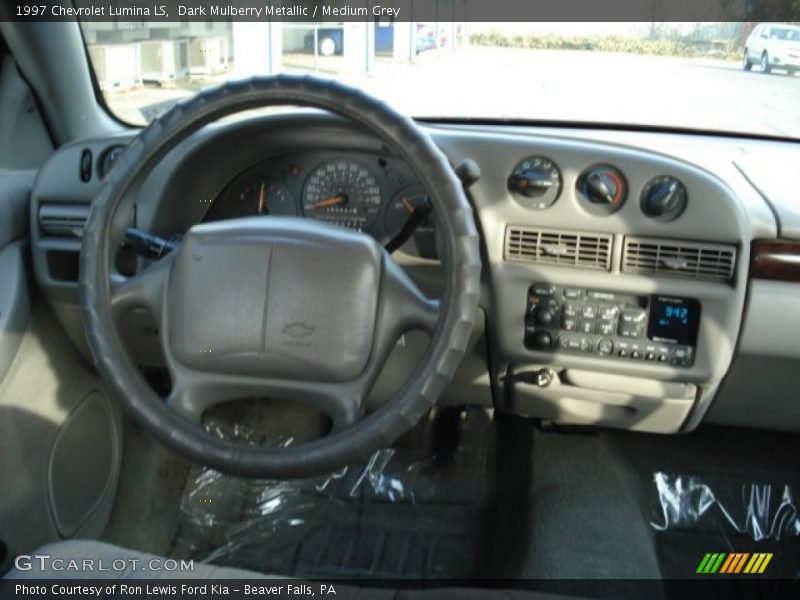 Dark Mulberry Metallic / Medium Grey 1997 Chevrolet Lumina LS