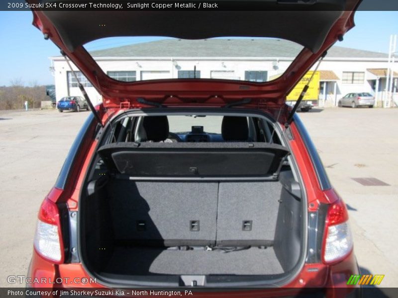Sunlight Copper Metallic / Black 2009 Suzuki SX4 Crossover Technology