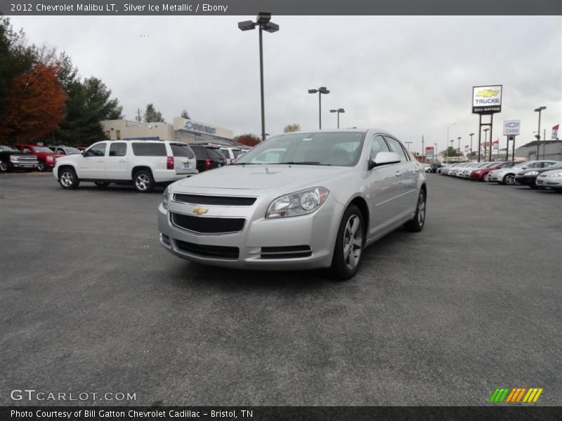 Silver Ice Metallic / Ebony 2012 Chevrolet Malibu LT