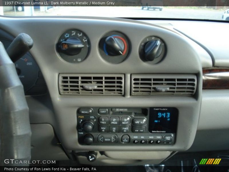 Dark Mulberry Metallic / Medium Grey 1997 Chevrolet Lumina LS