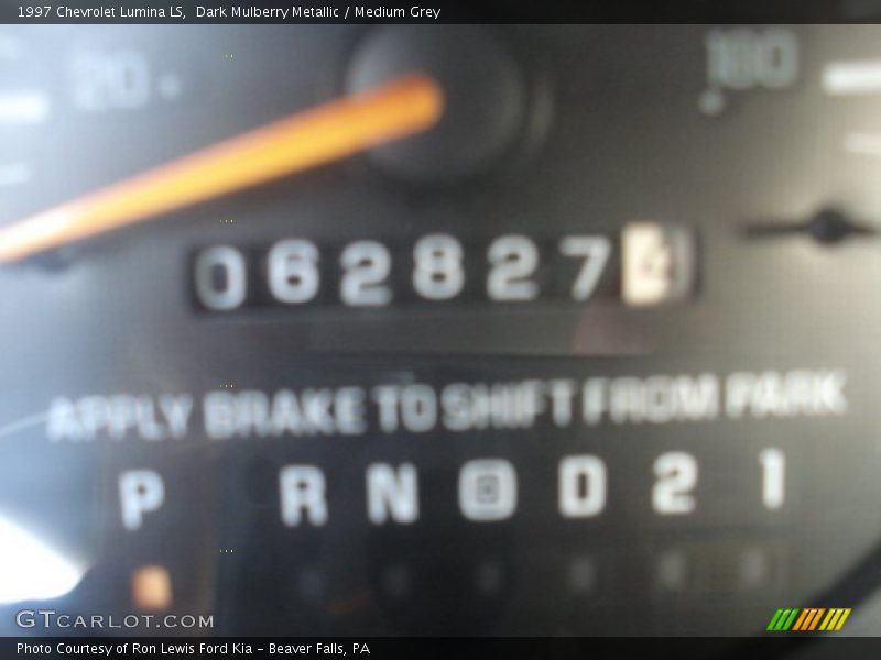 Dark Mulberry Metallic / Medium Grey 1997 Chevrolet Lumina LS