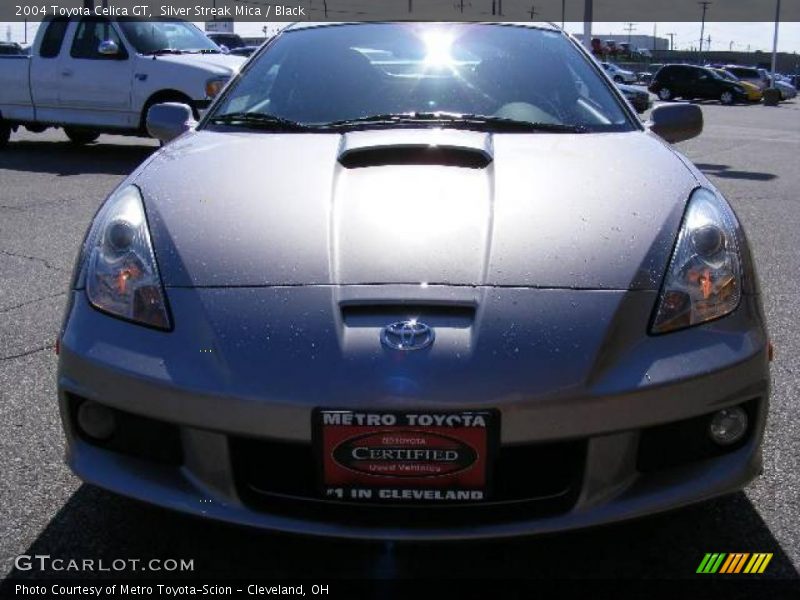 Silver Streak Mica / Black 2004 Toyota Celica GT