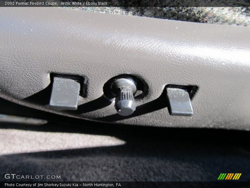 Arctic White / Ebony Black 2002 Pontiac Firebird Coupe