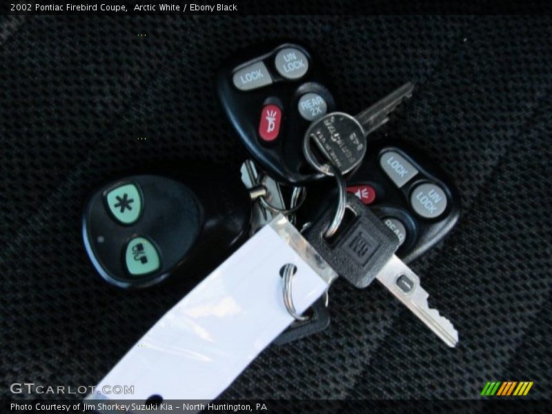 Keys of 2002 Firebird Coupe