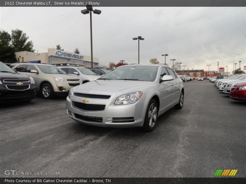 Silver Ice Metallic / Ebony 2012 Chevrolet Malibu LT