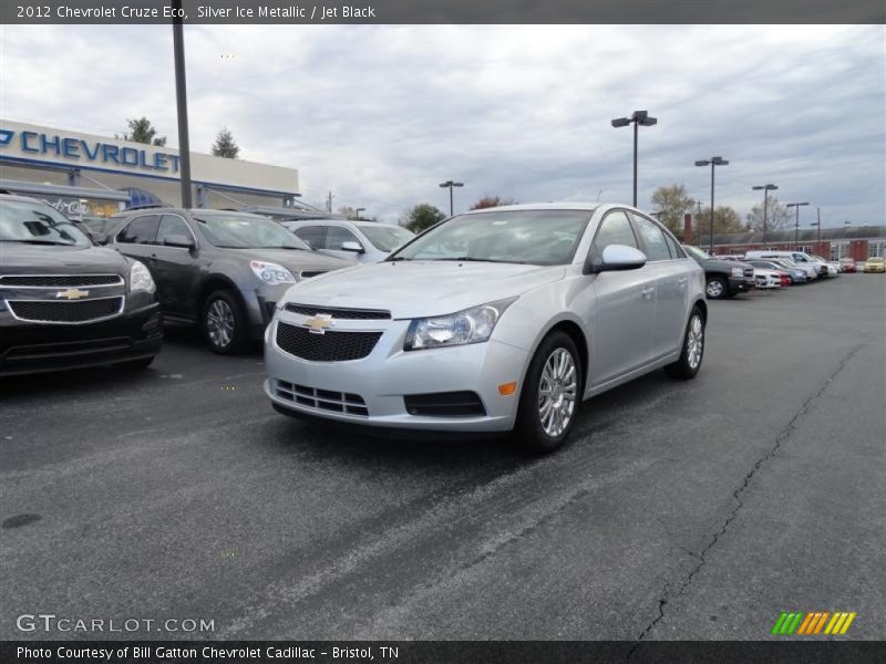 Silver Ice Metallic / Jet Black 2012 Chevrolet Cruze Eco