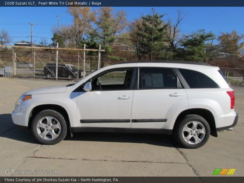 Pearl White Tri Coat Metallic / Beige 2008 Suzuki XL7