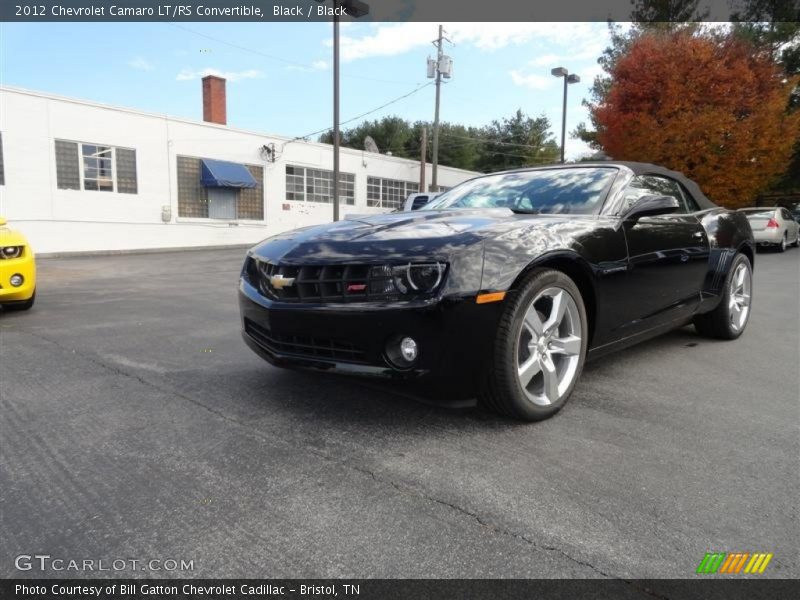 Black / Black 2012 Chevrolet Camaro LT/RS Convertible