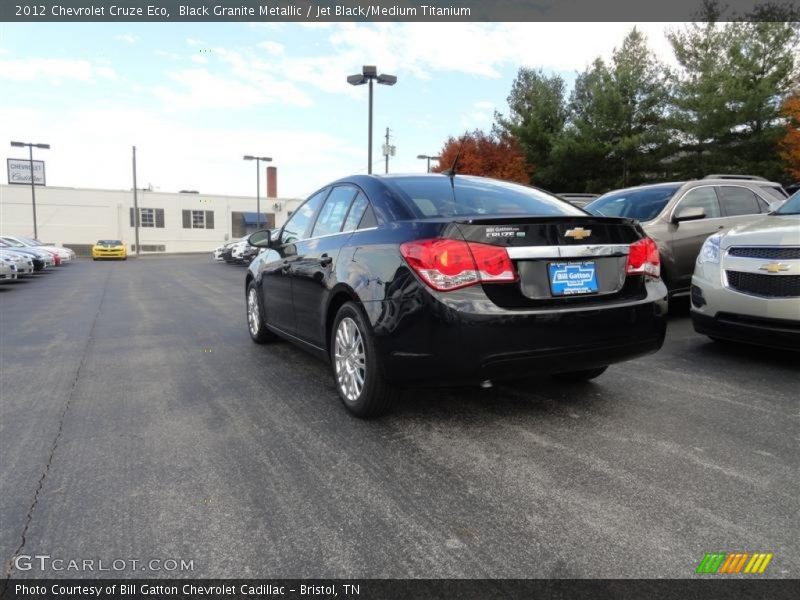 Black Granite Metallic / Jet Black/Medium Titanium 2012 Chevrolet Cruze Eco