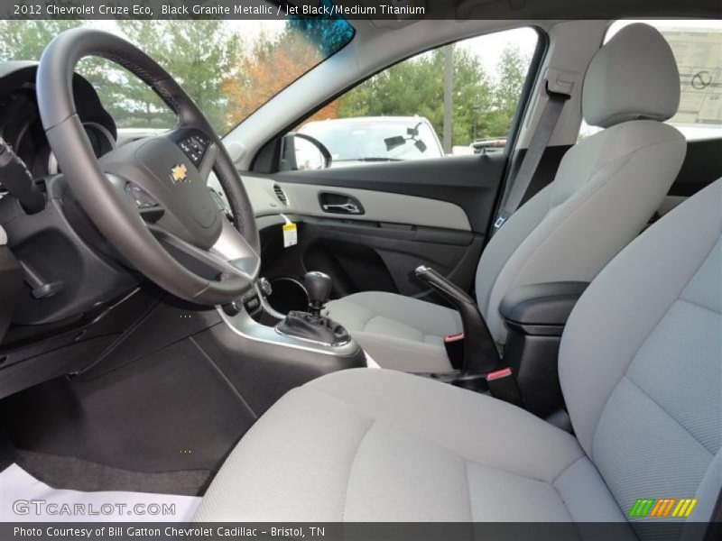  2012 Cruze Eco Jet Black/Medium Titanium Interior