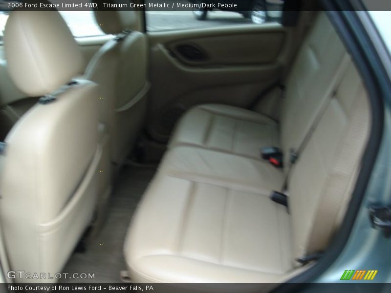 Titanium Green Metallic / Medium/Dark Pebble 2006 Ford Escape Limited 4WD
