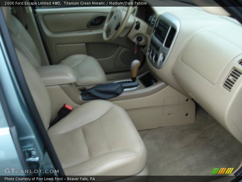 Titanium Green Metallic / Medium/Dark Pebble 2006 Ford Escape Limited 4WD