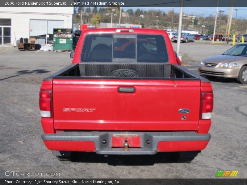 Bright Red / Medium Graphite 2000 Ford Ranger Sport SuperCab