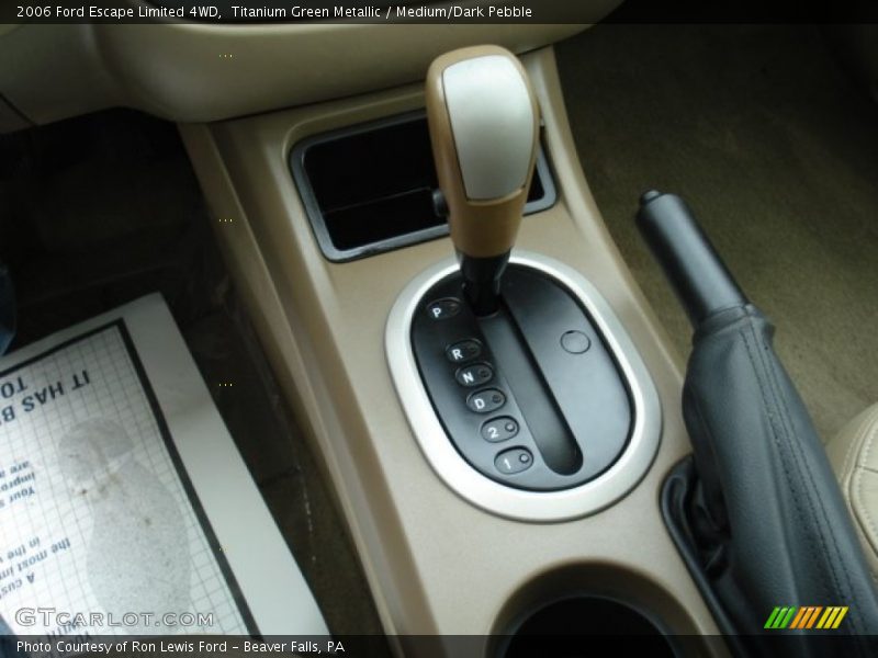  2006 Escape Limited 4WD 4 Speed Automatic Shifter