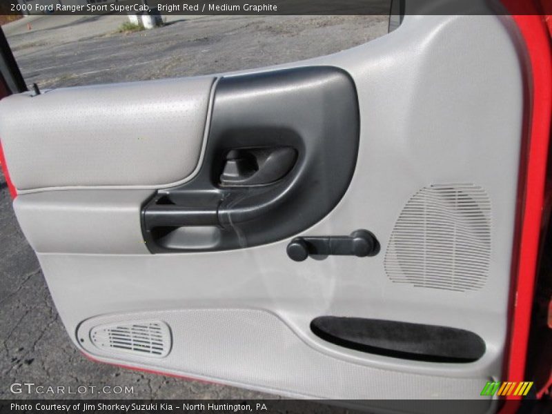 Bright Red / Medium Graphite 2000 Ford Ranger Sport SuperCab