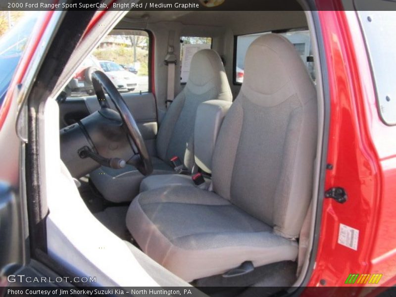 Bright Red / Medium Graphite 2000 Ford Ranger Sport SuperCab