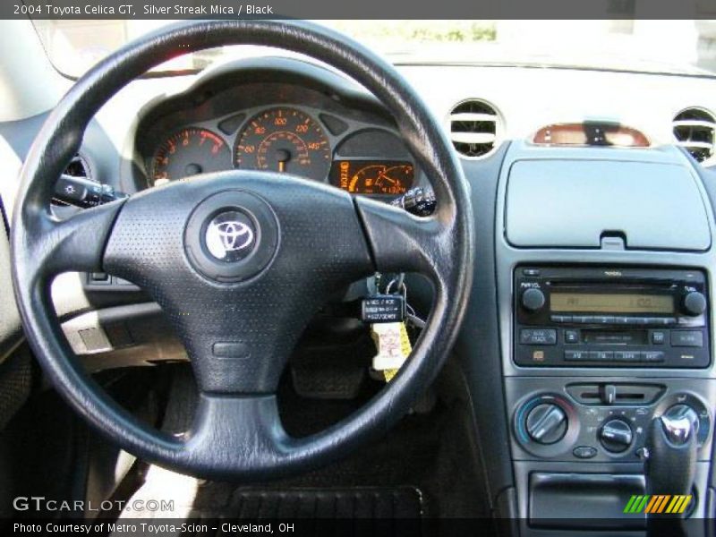 Silver Streak Mica / Black 2004 Toyota Celica GT