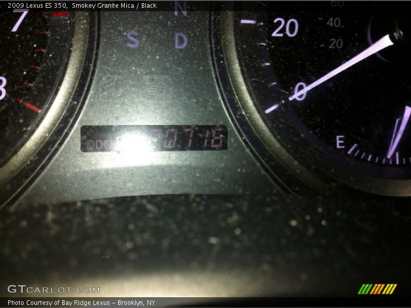 Smokey Granite Mica / Black 2009 Lexus ES 350