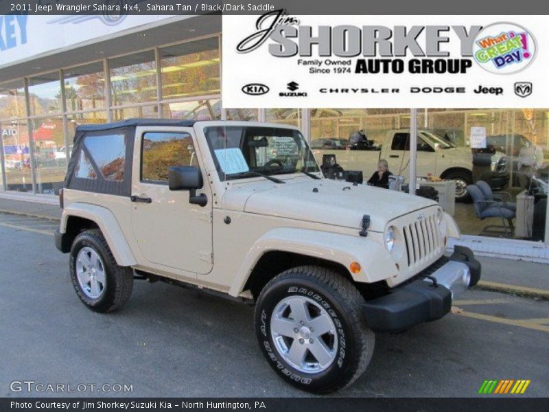 Sahara Tan / Black/Dark Saddle 2011 Jeep Wrangler Sahara 4x4