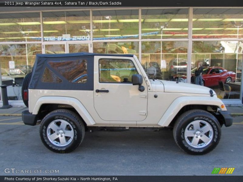 Sahara Tan / Black/Dark Saddle 2011 Jeep Wrangler Sahara 4x4