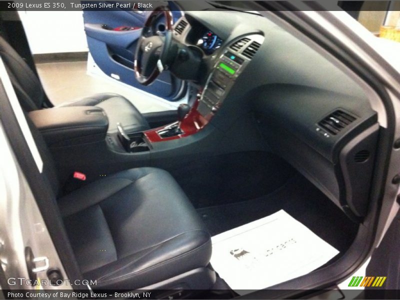 Tungsten Silver Pearl / Black 2009 Lexus ES 350