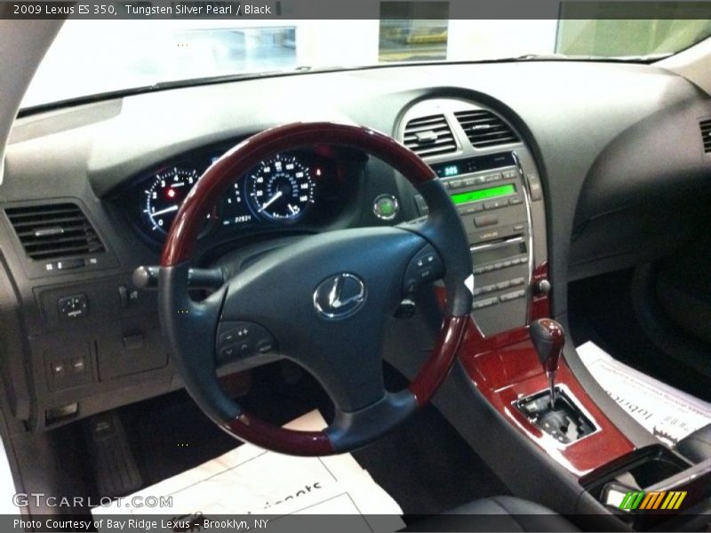 Tungsten Silver Pearl / Black 2009 Lexus ES 350