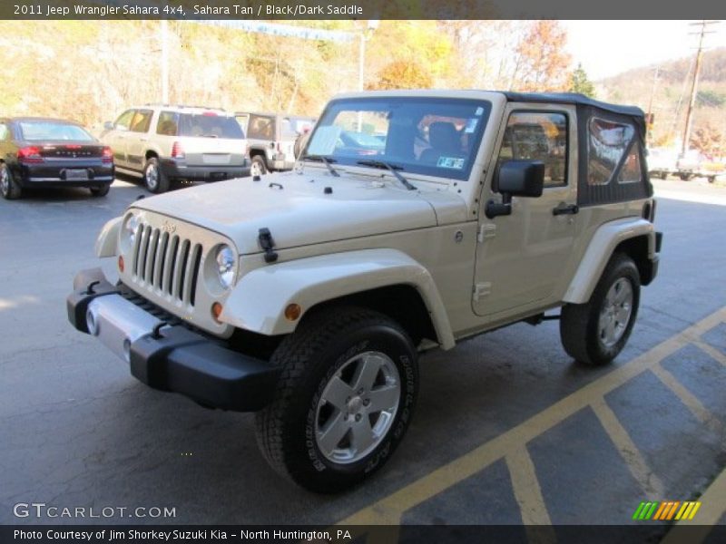 Sahara Tan / Black/Dark Saddle 2011 Jeep Wrangler Sahara 4x4