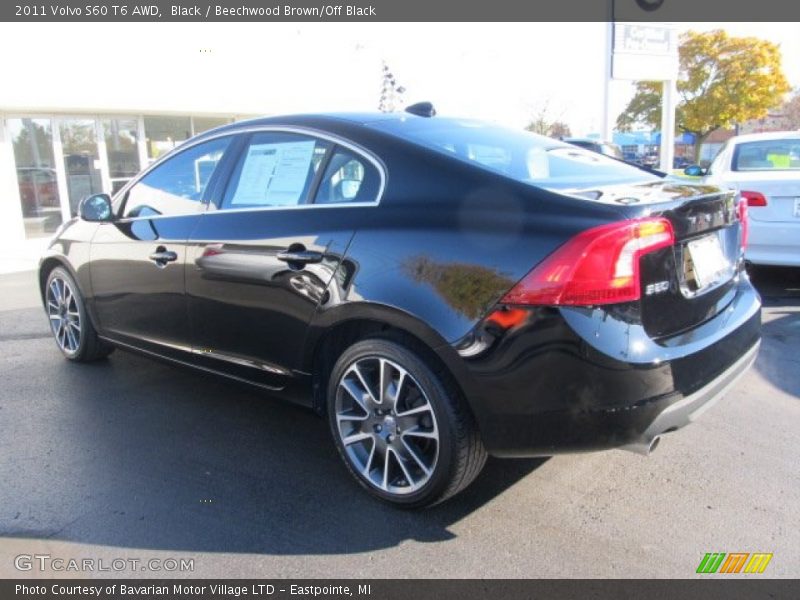 Black / Beechwood Brown/Off Black 2011 Volvo S60 T6 AWD