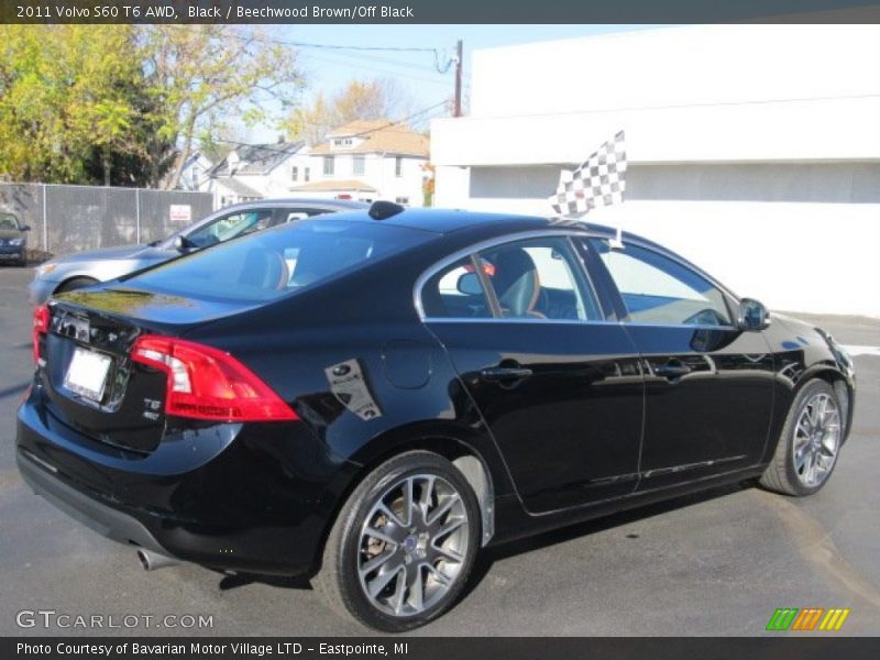 Black / Beechwood Brown/Off Black 2011 Volvo S60 T6 AWD