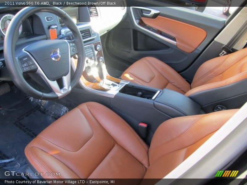  2011 S60 T6 AWD Beechwood Brown/Off Black Interior