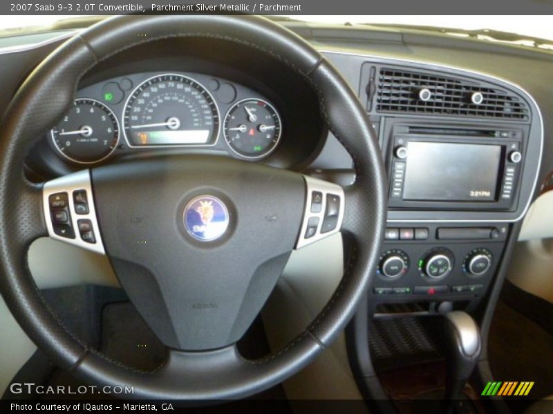 Parchment Silver Metallic / Parchment 2007 Saab 9-3 2.0T Convertible