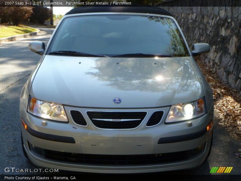 Parchment Silver Metallic / Parchment 2007 Saab 9-3 2.0T Convertible
